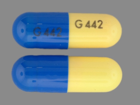 G442: (0115-4422) Dantrolene Sodium 50 mg Oral Capsule by Global Pharmaceuticals, Division of Impax Laboratories Inc.