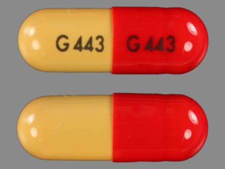 G443: (0115-4433) Dantrolene Sodium 100 mg Oral Capsule by Global Pharmaceuticals, Division of Impax Laboratories Inc.