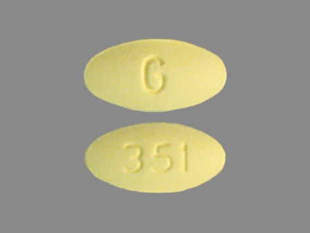 G 351: (0115-5511) Fenofibrate 54 mg Oral Tablet by Bryant Ranch Prepack