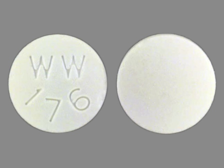 WW 176: (0143-1176) Carisoprodol 350 mg Oral Tablet by Aidarex Pharmaceuticals LLC