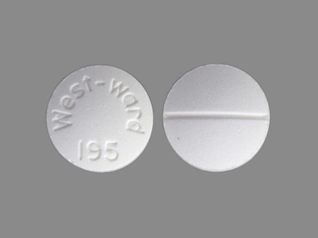 Westward 195: (0143-1195) Chloroquine Phosphate 250 mg (Chloroquine 150 mg) Oral Tablet by West-ward Pharmaceutical Corp
