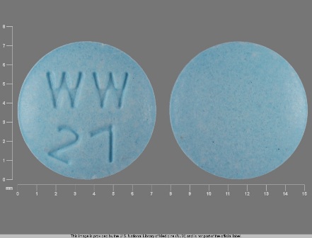 WW 27: (0143-1227) Dicyclomine Hydrochloride 20 mg Oral Tablet by A-s Medication Solutions LLC
