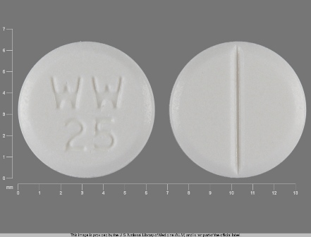 WW 25: (0143-1425) Prednisone 2.5 mg Oral Tablet by West-ward Pharmaceutical Corp