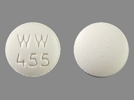 WW 455: (0143-1455) Phenobarbital 60 mg Oral Tablet by West-ward Pharmaceutical Corp