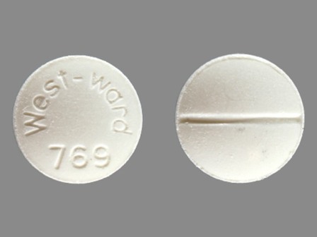 Westward 769: (0143-1769) Isosorbide Dinitrate 5 mg Oral Tablet by Remedyrepack Inc.