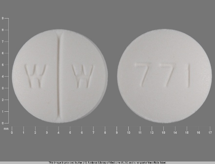 WW 771: (0143-1771) Isosorbide Dinitrate 10 mg Oral Tablet by Remedyrepack Inc.