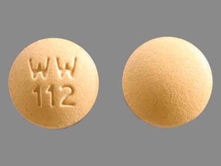 WW 112: (0143-2112) Doxycycline 100 mg Oral Tablet, Coated by Medsource Pharmaceuticals