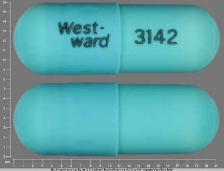 WestWard 3142: (0143-3142) Doxycycline (As Doxycycline Hyclate) 100 mg Oral Capsule by West-ward Pharmaceutical Corp