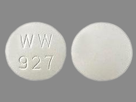 WW927: (0143-9927) Ciprofloxacin 250 mg (As Ciprofloxacin Hydrochloride 297 mg) Oral Tablet by West-ward Pharmaceutical Corp