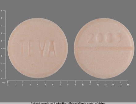 TEVA 2089: (0172-2089) Hydrochlorothiazide 50 mg Oral Tablet by Carilion Materials Management