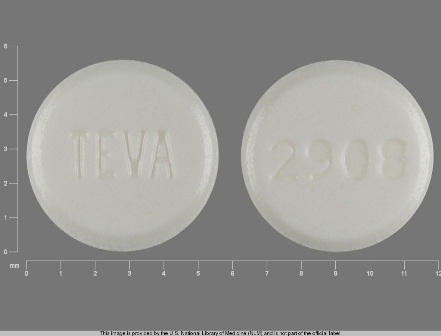 2908 TEVA: (0172-2908) Furosemide 20 mg Oral Tablet by Ivax Pharmaceuticals, Inc.