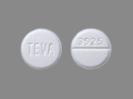 3925 TEVA: (0172-3925) Diazepam 2 mg Oral Tablet by Pd-rx Pharmaceuticals, Inc.
