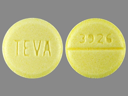 3926 TEVA: (0172-3926) Diazepam 5 mg Oral Tablet by Cardinal Health