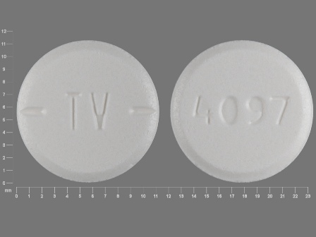 4097 TV: (0172-4097) Baclofen 20 mg Oral Tablet by Ivax Pharmaceuticals, Inc.