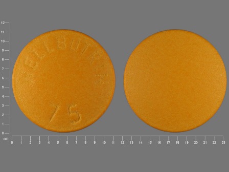 WELLBUTRIN 75: (0173-0177) Wellbutrin 75 mg Oral Tablet, Film Coated by Remedyrepack Inc.