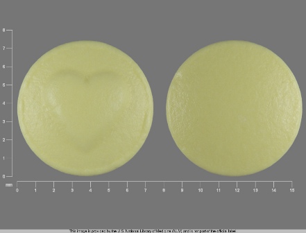 Yellow pill heart logo