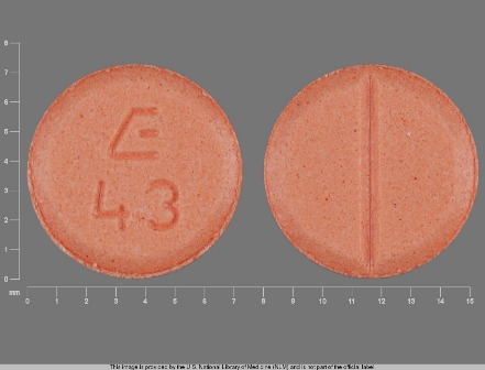 E 43: (0185-0043) Midodrine Hydrochloride 5 mg Oral Tablet by Mckesson Packaging Services a Business Unit of Mckesson Corporation