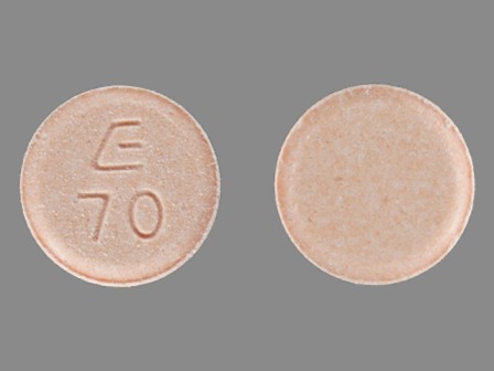 E 70: (0185-0070) Lovastatin 10 mg Oral Tablet by Remedyrepack Inc.