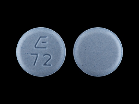 E 72: (0185-0072) Lovastatin 20 mg Oral Tablet by Eon Labs, Inc.