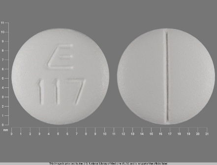 E117: (0185-0117) Labetalol Hydrochloride 200 mg Oral Tablet by Udl Laboratories, Inc.
