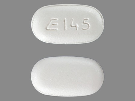 E145: (0185-0145) Nabumetone 500 mg Oral Tablet by Direct Rx