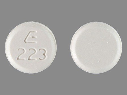 E 223: (0185-0223) Cilostazol 100 mg Oral Tablet by Nucare Pharmaceuticals, Inc.
