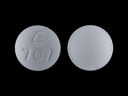 E 707: (0185-0707) Bisoprolol Fumarate 10 mg / Hctz 6.25 mg Oral Tablet by Eon Labs, Inc.