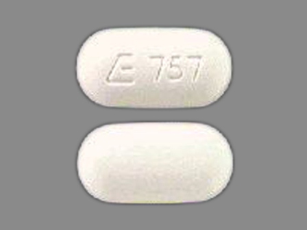 E757: (0185-0757) Sulfadiazine 500 mg Oral Tablet by Eon Labs, Inc.