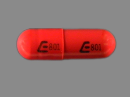 E801: (0185-0801) Rifampin 150 mg Oral Capsule by Remedyrepack Inc.