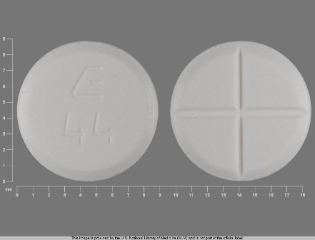 E 44: (0185-4400) Tizanidine 4 mg (As Tizanidine Hydrochloride 4.58 mg) Oral Tablet by Stat Rx USA LLC