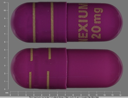 NEXIUM20mg: (0186-5020) Nexium 20 mg Enteric Coated Capsule by Rebel Distributors Corp