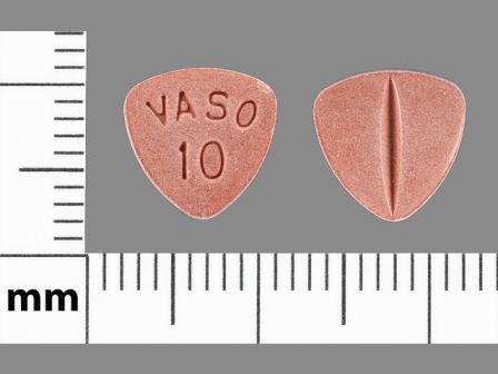 VASO 10: (0187-0142) Vasotec 10 mg Oral Tablet by Remedyrepack Inc.