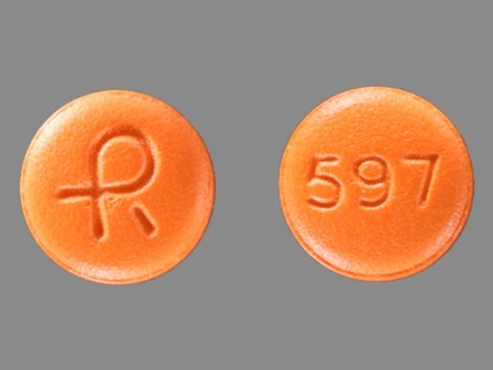 R 597: (0228-2597) Indapamide 1.25 mg Oral Tablet by Actavis Elizabeth LLC
