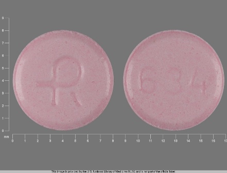 R 634: (0228-2634) Lovastatin 20 mg Oral Tablet by Actavis Elizabeth LLC