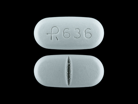 R 636: (0228-2636) Gabapentin 600 mg Oral Tablet by Actavis Elizabeth LLC