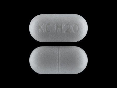 KC M20: (0245-0058) Potassium Chloride 1500 mg Oral Tablet, Extended Release by Remedyrepack Inc.