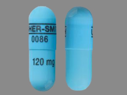 Propranolol UPSHER;SMITH;0086;120mg