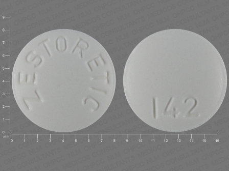 ZESTORETIC 142: (0310-0142) Zestoretic 20/12.5 Oral Tablet by Astrazeneca Pharmaceuticals Lp