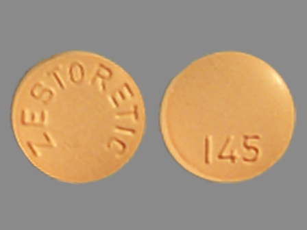 ZESTORETIC 145: (0310-0145) Zestoretic 20/25 Oral Tablet by Astrazeneca Pharmaceuticals Lp