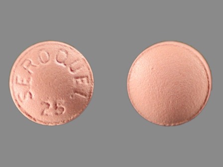 SEROQUEL 25: (0310-0275) Seroquel 25 mg Oral Tablet by Remedyrepack Inc.