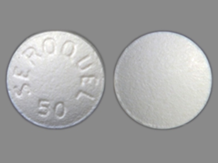 SEROQUEL 50: (0310-0278) Seroquel 50 mg Oral Tablet, Film Coated by Remedyrepack Inc.