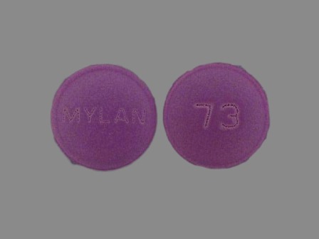 MYLAN 73: (0378-0073) Amitriptyline Hydrochloride 50 mg / Perphenazine 4 mg Oral Tablet by Remedyrepack Inc.