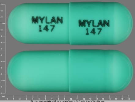 MYLAN 147: (0378-0147) Indomethacin 50 mg Oral Capsule by Blenheim Pharmacal, Inc.