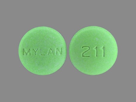 MYLAN 211: (0378-0211) Amitriptyline Hydrochloride 12.5 mg / Chlordiazepoxide 5 mg Oral Tablet by Mylan Pharmaceuticals Inc.