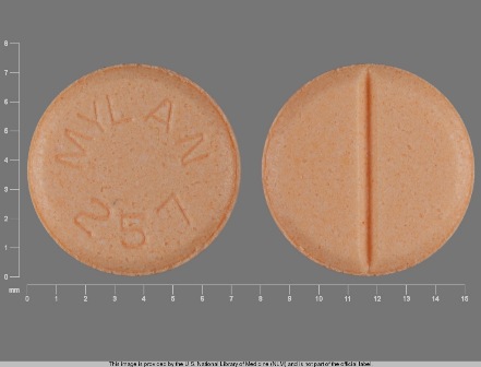 MYLAN 257: (0378-0257) Haloperidol 1 mg Oral Tablet by Cardinal Health