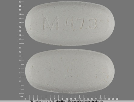 M 473: (0378-0473) Divalproex Sodium 500 mg 24 Hr Extended Release Tablet by Mckesson Contract Packaging
