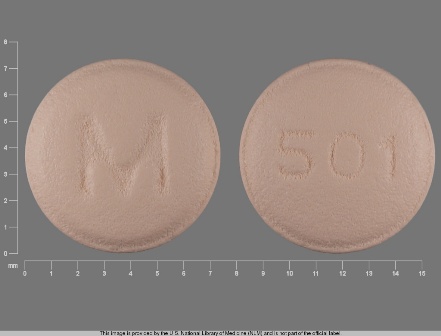 M 501: (0378-0501) Bisoprolol Fumarate 2.5 mg / Hctz 6.25 mg Oral Tablet by Mylan Pharmaceuticals Inc.