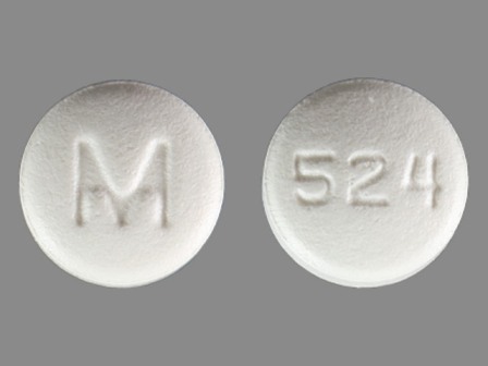 M 524: (0378-0524) Bisoprolol Fumarate 10 mg Oral Tablet by Mylan Pharmaceuticals Inc.