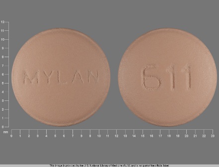 MYLAN 611: (0378-0611) Methyldopa 250 mg Oral Tablet by Cardinal Health