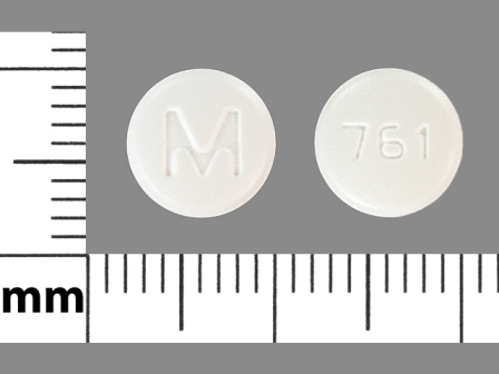M 761: (0378-0761) Cyclobenzaprine Hydrochloride 7.5 mg Oral Tablet by Mylan Pharmaceuticals Inc.